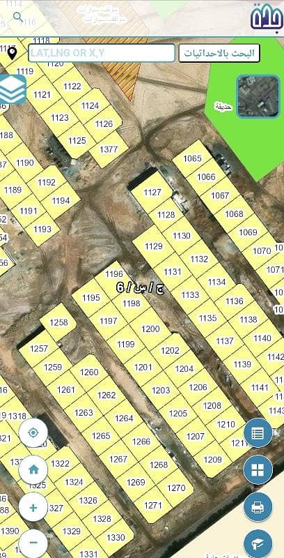 Land for sale in North Jeddah, Plan 6 J S, Al-Noor neighborhood