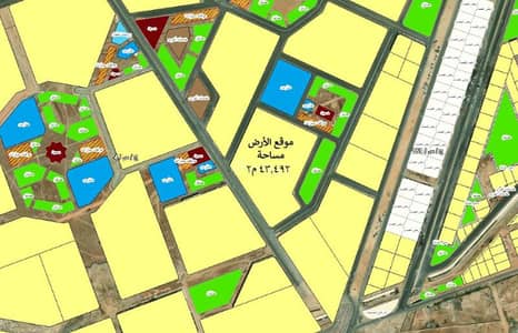 Residential Land for Sale in South Jeddah, Jeddah - For sale: raw land 43492 m2 fully fenced in the Al-Furusiyya neighborhood in Jeddah.