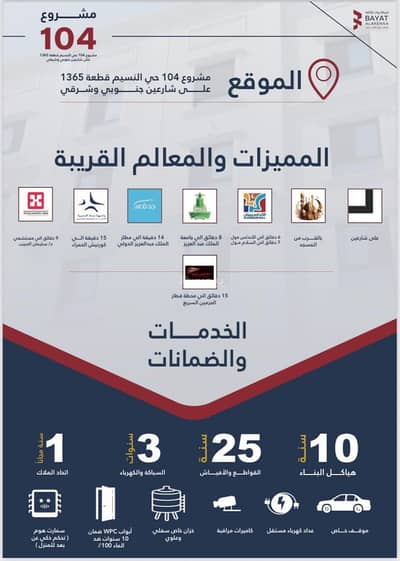 3 Bedroom Apartment for Sale in North Jeddah, Jeddah - 3-bedroom apartment under construction in Al-Naseem for 380,000