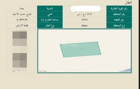 ارض سكنية  للبيع في جدة - للبيع أرض سكنية بحي المليساء بمدينة جدة