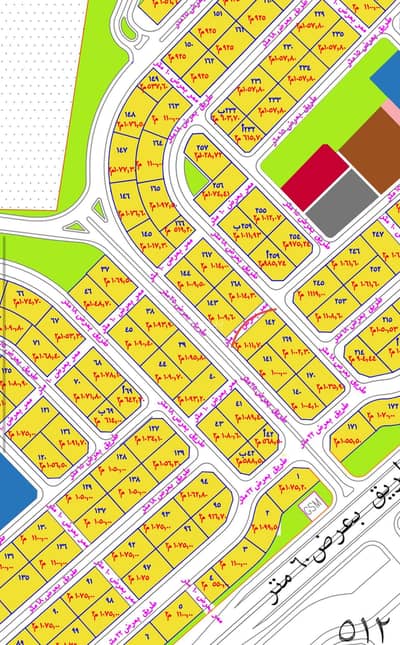 Residential Land for Sale in Al Hazm 1, Jazan - Plot number 142 in plan 517, Al-Hazm neighborhood located in the King Abdullah suburb of Jizan city.
