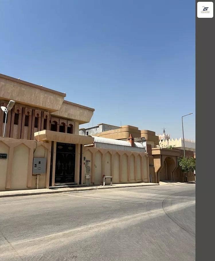 Villa for sale on Abdulrahman bin Zaidan Street, Al-Salam District, Riyadh City, Riyadh Region.