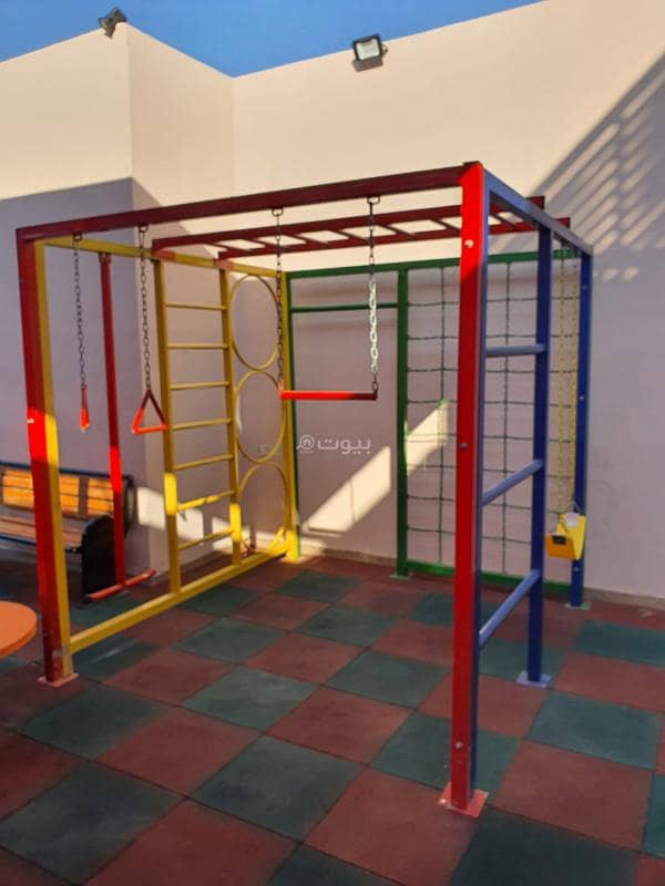 Rest house 625m in the rest area plan in the Al-Rimal neighborhood on two streets, 4 fully furnished sections with a children’s playroom.