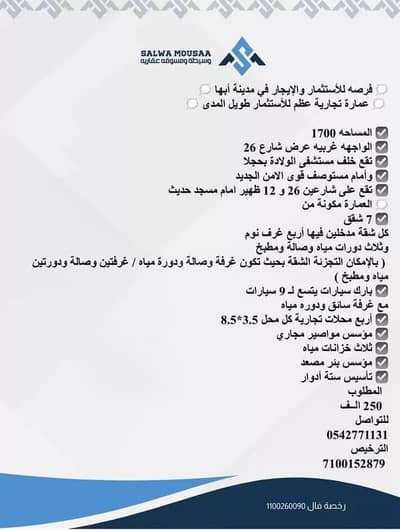 11 Bedroom Residential Building for Rent in Ar Rawabi, Abha - Residential Building For Rent in Ar Rawabi, Abha
