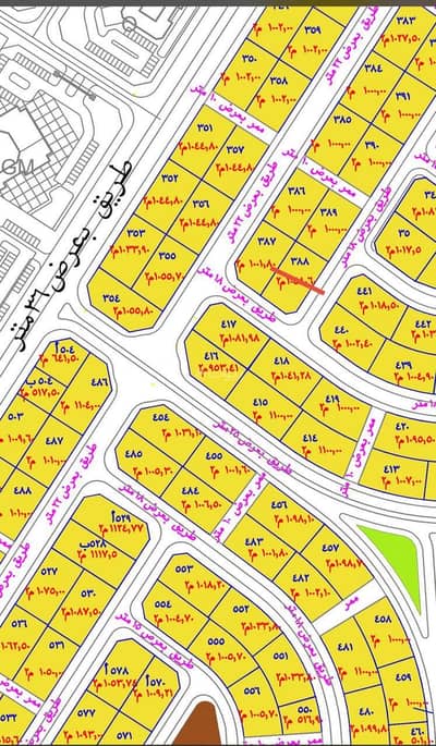 Residential Land for Sale in Al Hazm 1, Jazan - Plot No. 388/2 in Plan 517, Al-Hazm neighborhood located in the King Abdullah suburb in the city of Jizan.