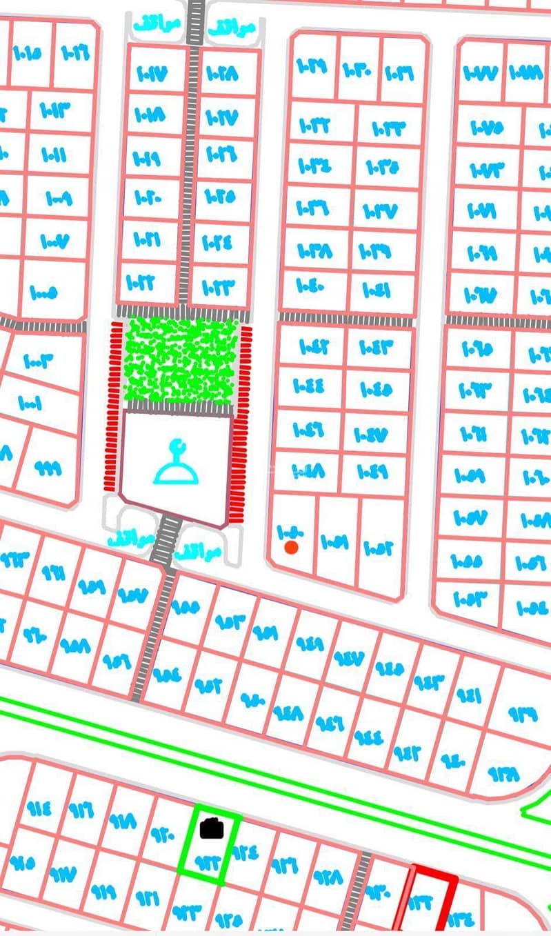 قطعة رقم ١٠٥٠ في مخطط ٤٨٢ حي الروابي الواقع في ضاحية الملك عبد الله بمدينة جيزان .