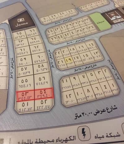 ارض سكنية  للبيع في الروابي، عنيزة - للبيع ارضين متظاهرات بحي الروابي بعنيزة