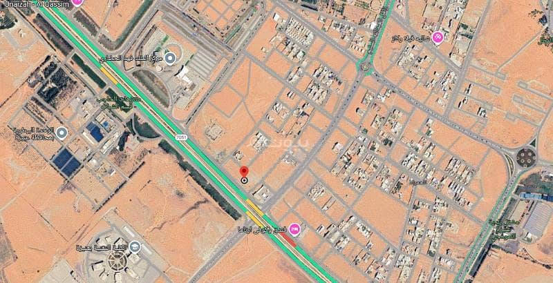 للبيع ارض تجارية بحي الحمراء على طريق الدرعية بعنيزة