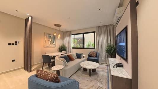 شقة 2 غرفة نوم للايجار في شمال الرياض، الرياض - ساتل في أوبال - شقة مؤثثة بغرفتين نوم على طريق الثمامة