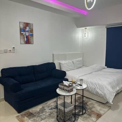 1 Bedroom Apartment for Rent in Jeddah - Studio with a Master bed and a comfortable session