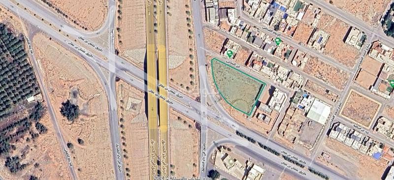 For sale: commercial land on Abu Bakr Al-Sideek Road, Al-Rawabi, Unaizah.