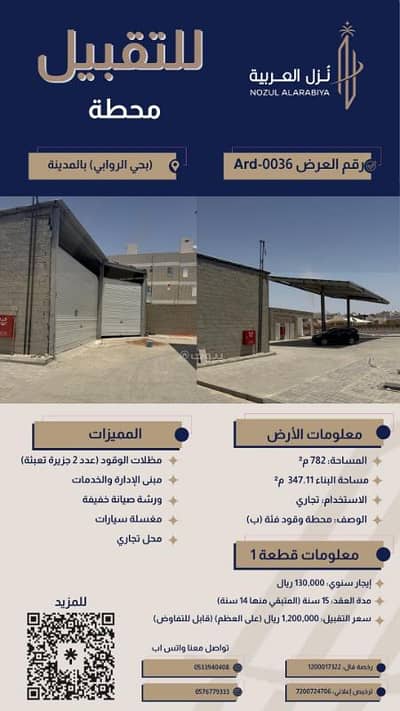 Gas Station for Rent in Al Rawabi, Madina - Gas Station For Rent in Al Rawabi, Madina