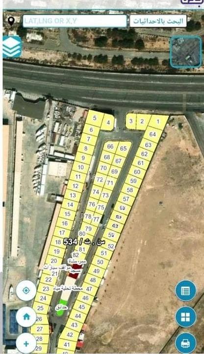 Lands for sale in Obhur Al Shamaliyah, North Jeddah