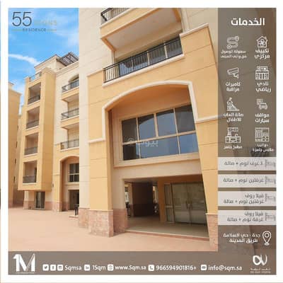 فلیٹ 3 غرف نوم للايجار في شمال جدة، جدة - روف للايجار في مجمع سكني
