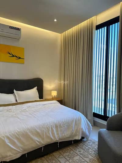 فلیٹ 1 غرفة نوم للايجار في شمال الرياض، الرياض - النرجس- شقة فاخرة بتمصيم فندقي مع بلكونة# 111