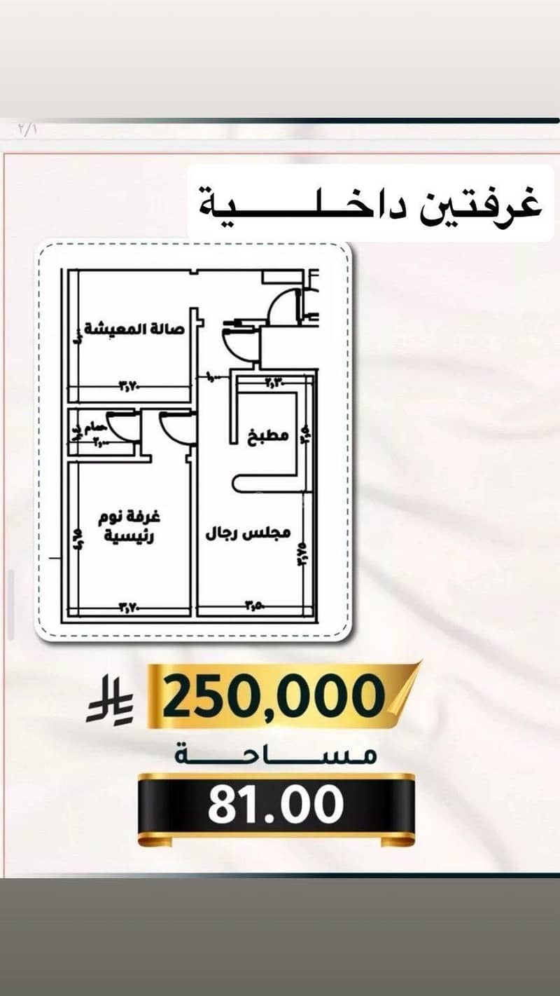 Apartment in South Jeddah，Al Thaghr 1 bedroom 250000 SAR - 87783409
