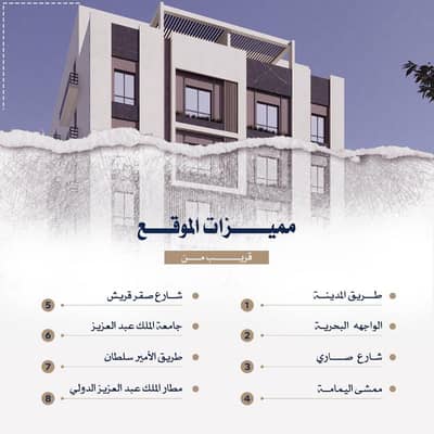 شقة 4 غرف نوم للبيع في شمال جدة، جدة - للبيع شقة فاخرة في السلامة، شمال جدة
