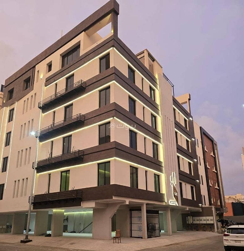 Luxury apartments with modern and contemporary design for sale in Jeddah, Al Rawdah neighborhood on two streets.