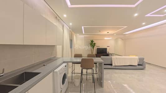 شقة 2 غرفة نوم للايجار في شمال الرياض، الرياض - شقة غرفتين نوم مؤثثة بالكامل | ساتل107 في حي العُليّا