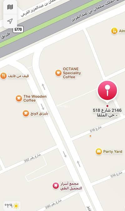 استراحة 4 غرف نوم للايجار في شمال الرياض، الرياض - استراحة للإيجار في شارع رقم 518, حي الملقا, مدينة الرياض, منطقة الرياض