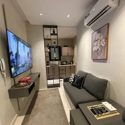 شقة 1 غرفة نوم للايجار في جدة - شقة مكونة من غرفة وصالة بتصميم فندقي مميز