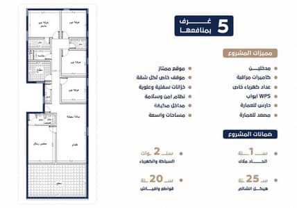شقة 5 غرف نوم للبيع في شمال جدة، جدة - ملحق روف 5 غرف بسطح خاص فاخره مدخلين للبيع في السلامة جدة