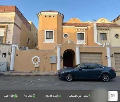 فیلا 7 غرف نوم للايجار في شمال جدة، جدة - فيلا للإيجار في شارع ثمامة ابن بجاد, حي البساتين, مدينة جدة, منطقة مكة المكرمة