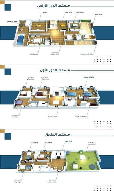 فیلا 10 غرف نوم للبيع في شمال جدة، جدة - فيلا للبيع في الواحة، جدة فیلا 10 غرف نوم للبيع في شمال جدة، جدة - فيلا للبيع في الواحة، جدة