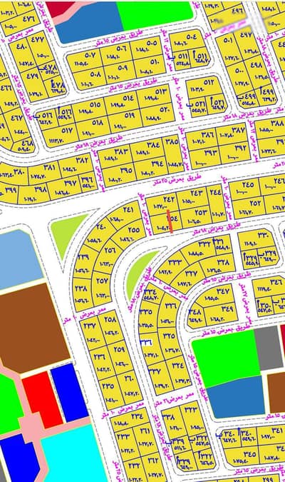 ارض سكنية  للبيع في الناصرية 5، جازان - للبيع قطعة رقم ٢٥٤ /١ في مخطط ٥٠٥ حي الناصرية الواقع في ضاحية الملك عبد الله بمدينة جيزان .