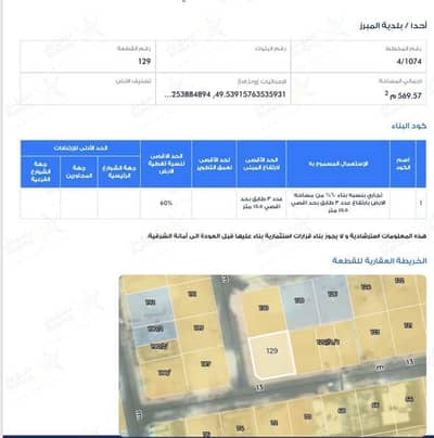ارض سكنية  للبيع في أحد1، الأحساء - أرض سكنية للبيع في أحد 1، الأحساء