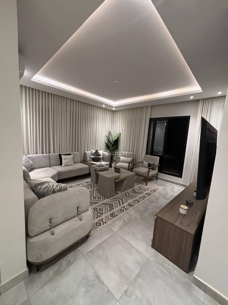 شقة للإيجار مؤثثه بحي الملقا