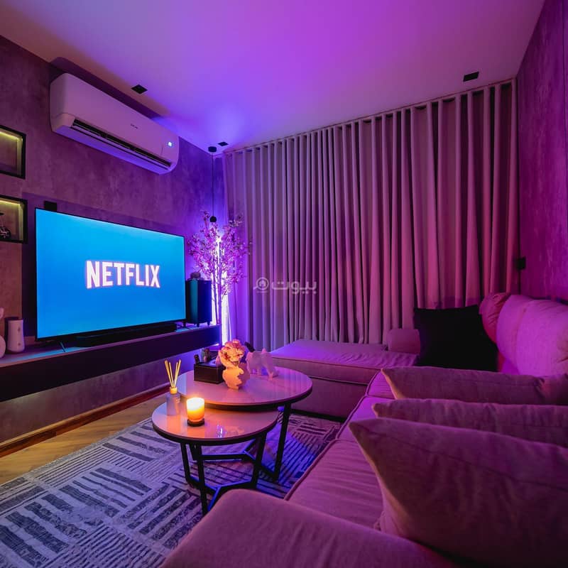 Apartment with a living room and two bedrooms in Al Aqiq 401