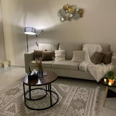 1 Bedroom Apartment for Rent in Madina - One-room apartment with a living room, modern and elegant design