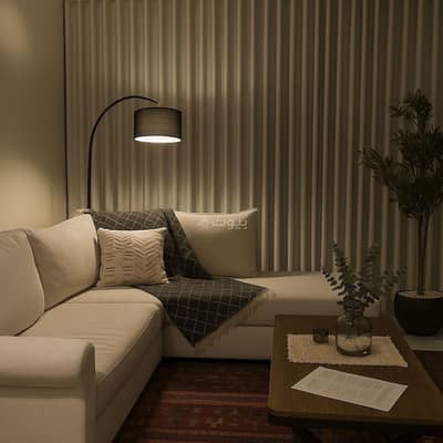 فلیٹ 2 غرفة نوم للايجار في الرياض - جناح انيق بفلة خاصة غرفتين نوم وصالة بمدخل ذكي