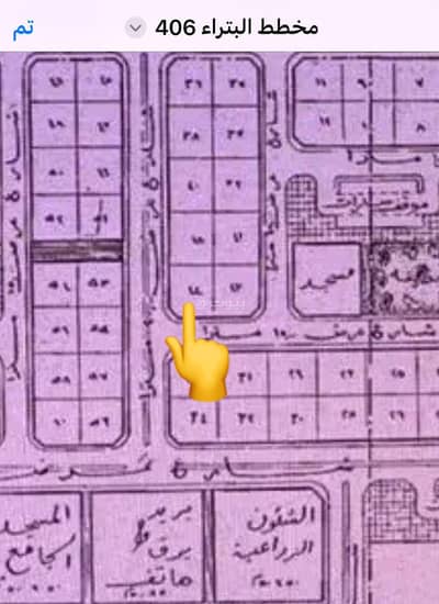 ارض سكنية  للبيع في البتراء منطقة القصيم - ارض سكنية 53820 SAR - 87825861