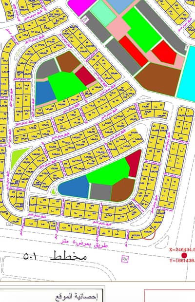 Residential Land for Sale in An Nasriyah 6, Jazan - For sale, plot number 18 in plan 504, Al-Nasiriya neighborhood located in the King Abdullah district in the city of Jazan.