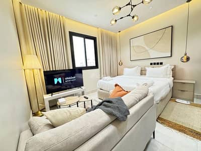 1 Bedroom Apartment for Rent in North Jeddah, Jeddah - Studio Apartment For Rent in Al Salamah, Jeddah