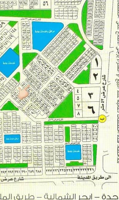Residential Land for Sale in North Jeddah, Jeddah - Residential land for sale in Al Fanar, North Jeddah