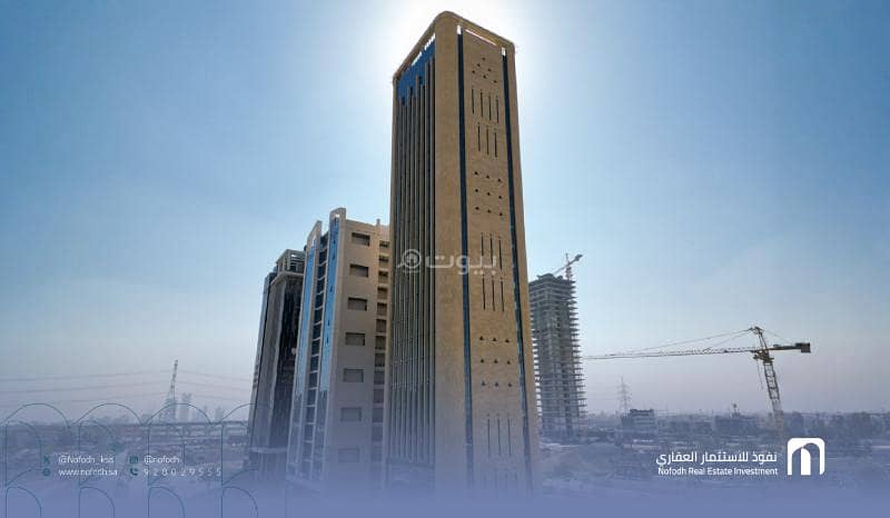 برج بالِن بلو – أعلى وأفخم الأبراج الإدارية في حي الصحافة، الرياض