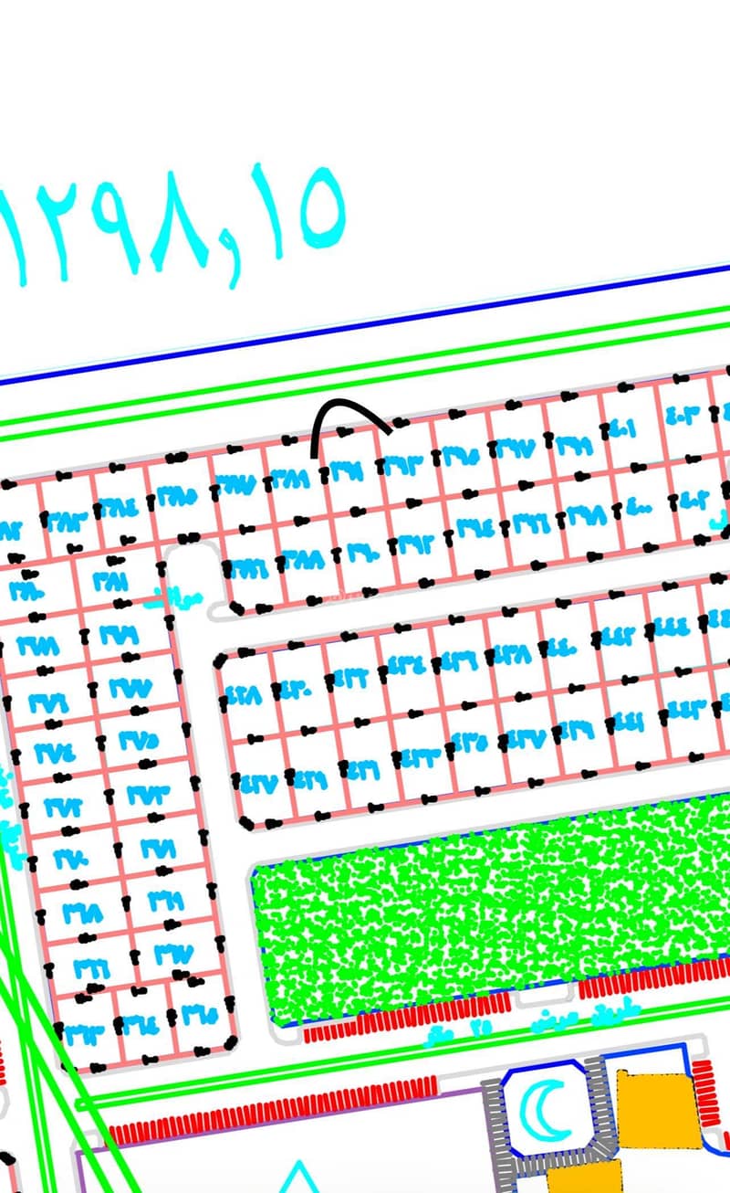 Piece number 391 in the plan 482, Al-Rawabi neighborhood located in the King Abdullah suburb in the city of Jazan. Piece number 391 in the plan 482, Al-Rawabi neighborhood located in the King Abdullah suburb in the city of Jazan.