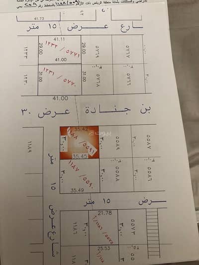 ارض سكنية  للبيع في غرب الرياض، الرياض - ارض للبيع تجارية