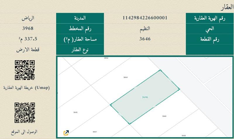 Land for sale in the Al-Rajhi Elite Plan Land for sale in the Al-Rajhi Elite Plan