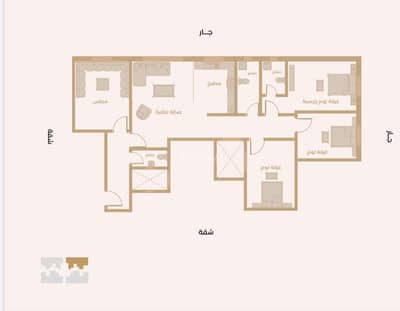 3 Bedroom Apartment for Sale in East Riyadh, Riyadh - 3 Bedroom Apartment For Sale in Ghirnatah, Riyadh