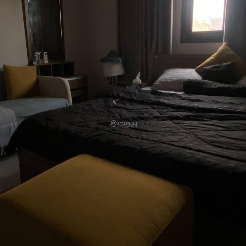 Ishraq studio with master bed, side seating and bathroom Ishraq studio with master bed, side seating and bathroom