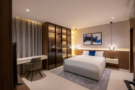 فلیٹ 2 غرفة نوم للايجار في شمال الرياض، الرياض - شقة مثوى التنفيذية الفاخرة بغرفتين للإيجار الشهري | بحي التعاون شمال الرياض | شامل خدمات النظافة والصيانة