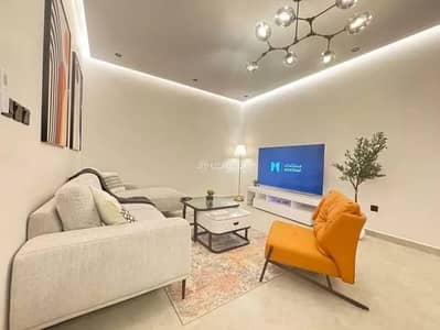 فلیٹ 2 غرفة نوم للايجار في شمال جدة، جدة - شقة فاخرة غرفتين وصالة بتلفزيون 70بوصة