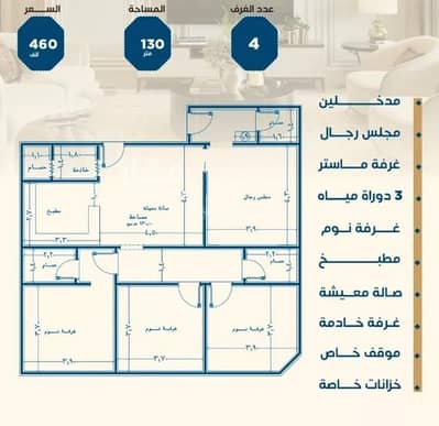 شقة 1 غرفة نوم للبيع في جنوب جدة، جدة - شقة استوديو للبيع في حي الجامع، جدة