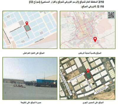 Residential Land for Rent in South Riyadh, Riyadh - Land for rent (yard) for multiple uses in Al-Mushail, Riyadh