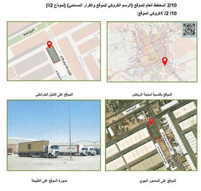 Residential Land for Rent in South Riyadh, Riyadh - Land for rent (yard) for multiple uses in Al-Mashaal, Riyadh