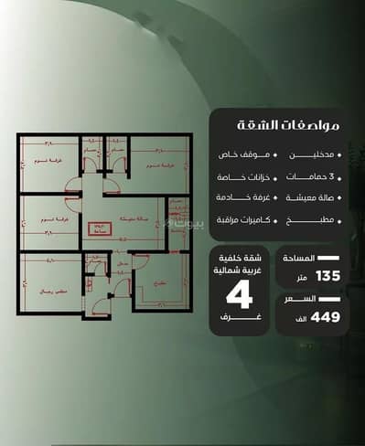 1 Bedroom Apartment for Sale in North Jeddah, Jeddah - Studio Apartment For Sale in Al Nuzhah, Jeddah